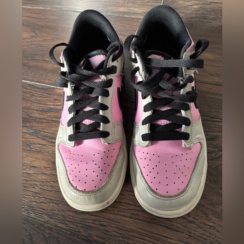 Nike Black and Pink Sneakers